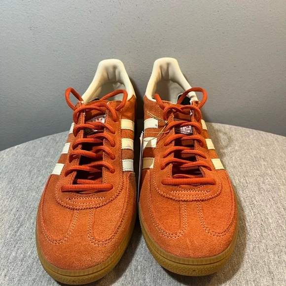 Adidas Handball Spezial Red Orange Gum Athletic Men's Shoe Size 11 IG6191 - Picture 3 of 11